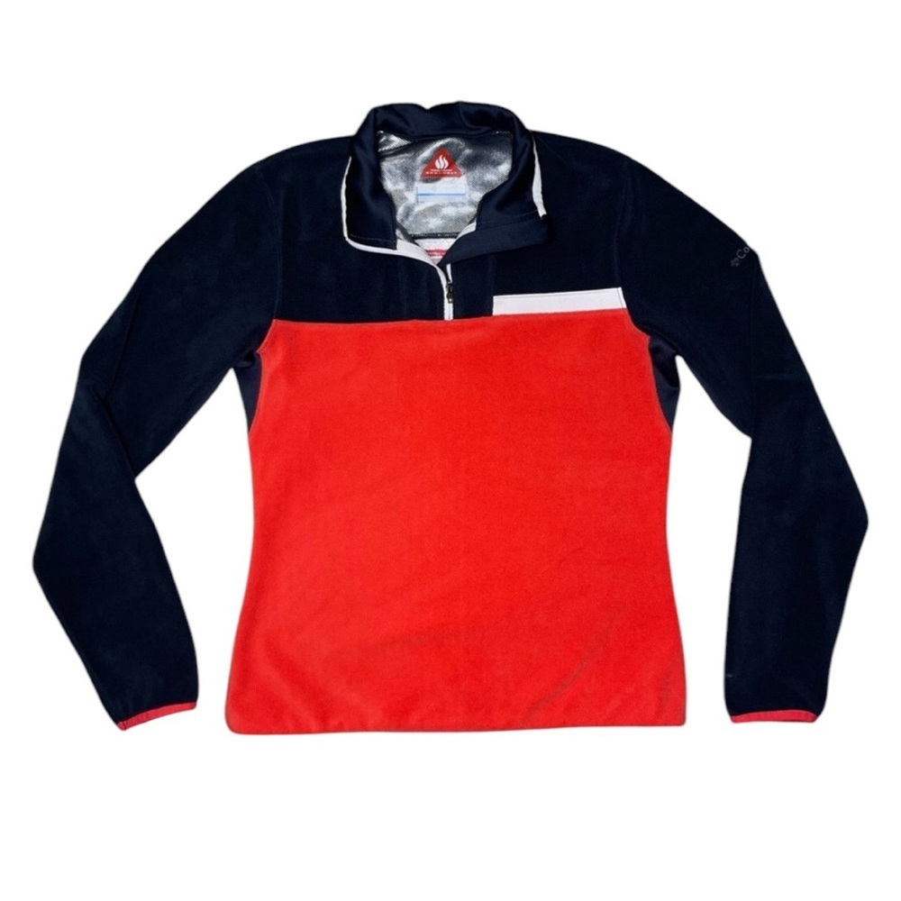 Columbia Omni-Heat 1/4 zip fleece pullover